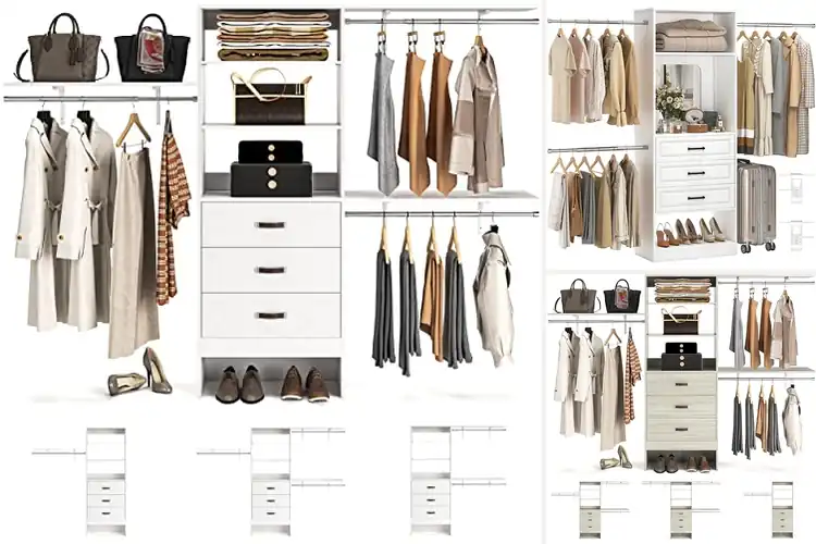 Detailed view of Best 1000Lb Load Closet System