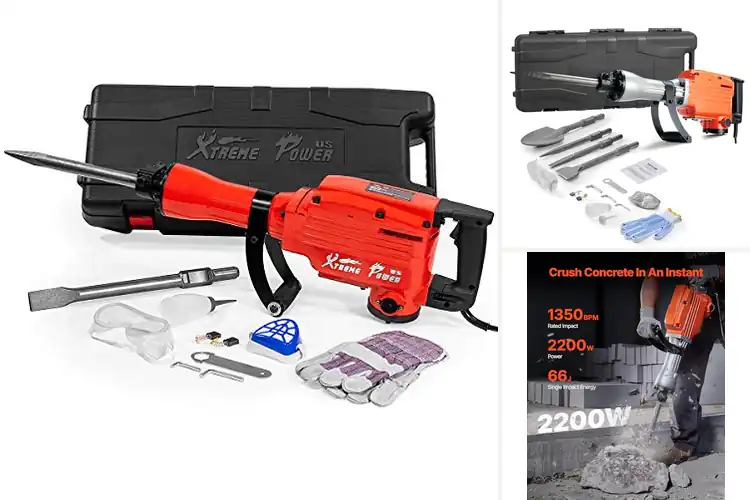 Detailed view of Best 2200W Demolition Jack Hammer