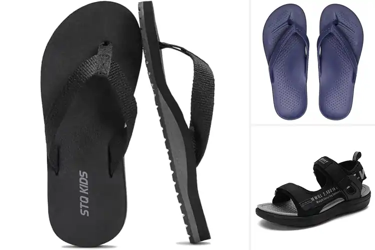Detailed view of Best Arch Support Kids Sandals