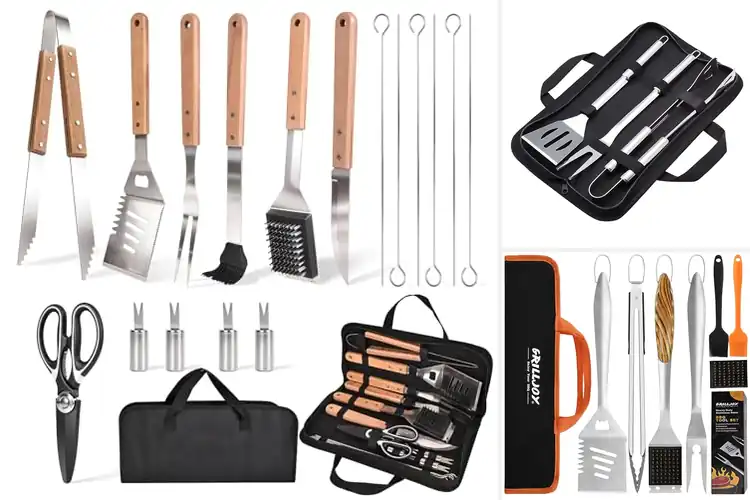 Detailed view of Best Barbecue Tool Set With Spatula