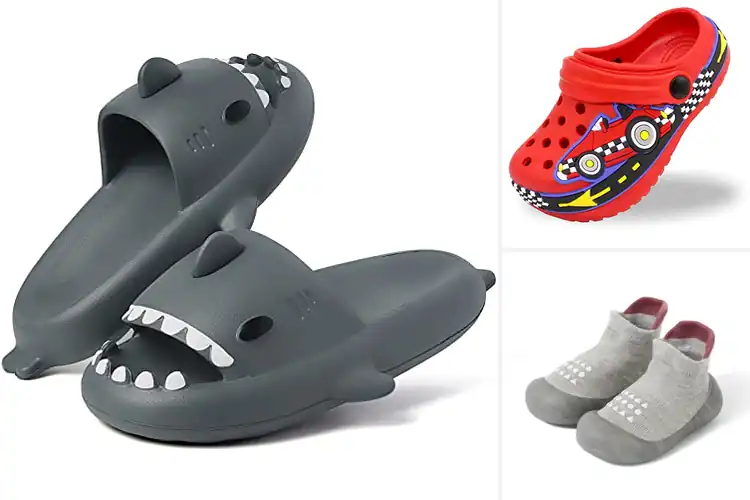 Detailed view of Best Breathable Non Odor Kids Slippers