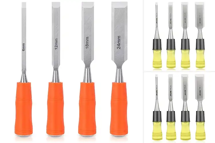 Detailed view of Best Chisel Set Four Pieces Included