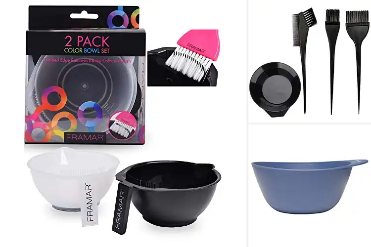 Detailed view of Best Color Mixing Bowls for Hair: Vibrant Color, No Mess