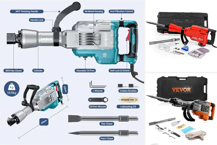 Detailed view of Best Concrete Breakers: Power Through Projects with Ease