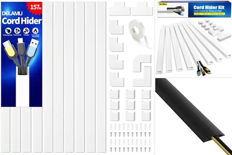 Detailed view of Best Cord Covers: 10 Top Solutions for a Neat & Safe Space