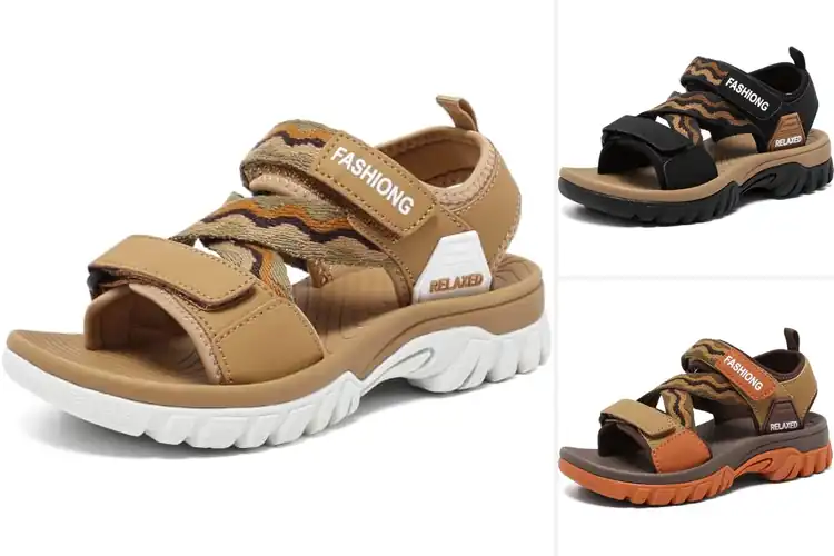 Detailed view of Best Cushioned Arch Support Kids Sandals