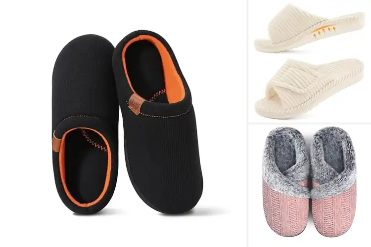 Detailed view of Best Cushioned Arch Support Slippers