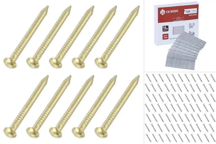 Detailed view of Best DIY Woodworking Finish Nails for Clean, Strong Builds