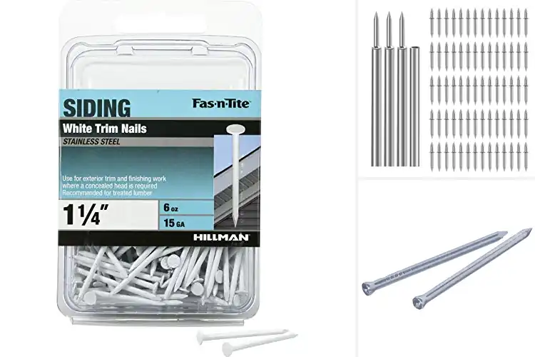 Detailed view of Best Finish Nails for Trim Repairs