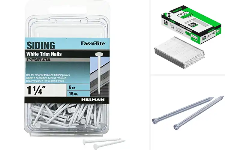 Detailed view of Best Finish Nails for Trim Work