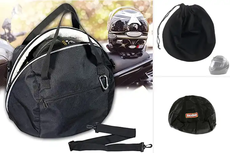 Detailed view of Best Fleece Lined Helmet Bags