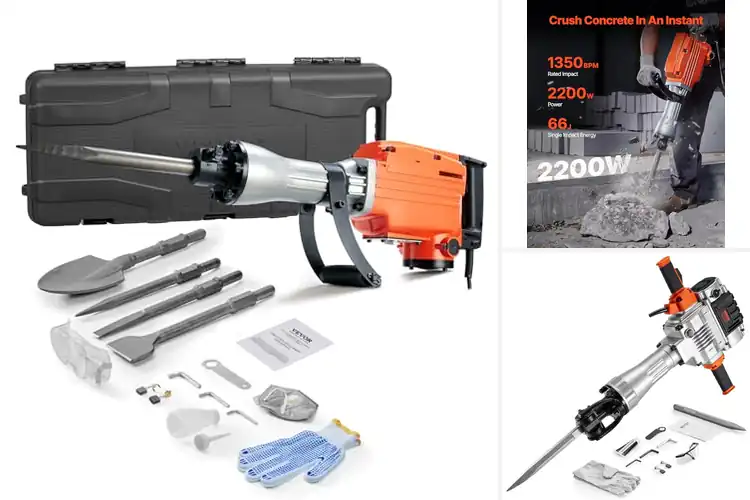 Detailed view of Best Heavy-Duty Jackhammers: Power Through Tough Jobs Fast