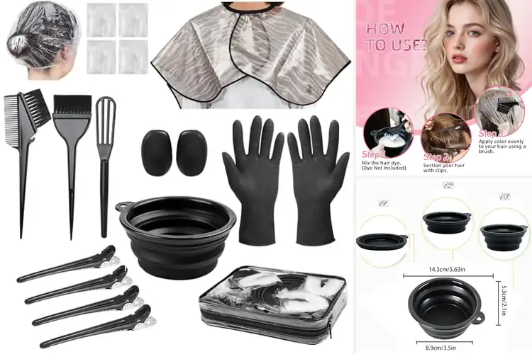 Detailed view of Best Home Hair Dye Bowls: Salon-Quality Color at Home
