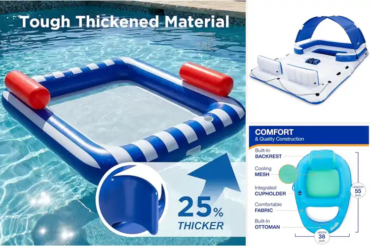 Detailed view of Best Inflatable Pool Floats for Families