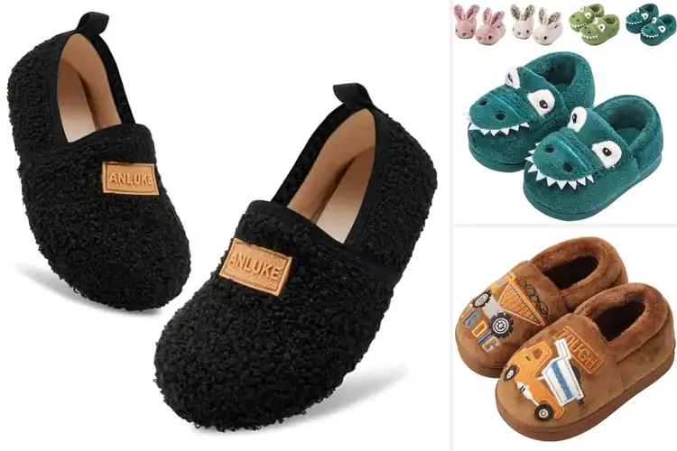 Detailed view of Best Kids Non-Slip Slippers