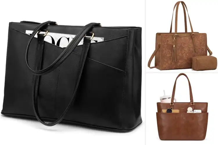 Detailed view of Best Leather Work Totes