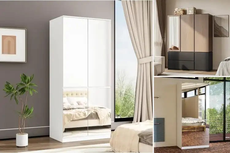 Detailed view of Best Modern Mirror Closet