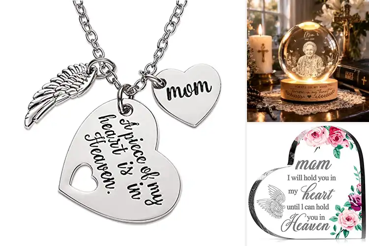 Detailed view of Best Mom In My Heart Memorial