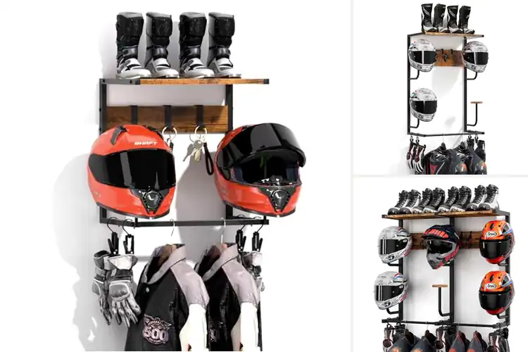 Detailed view of Best Motorcycle Helmet Storage