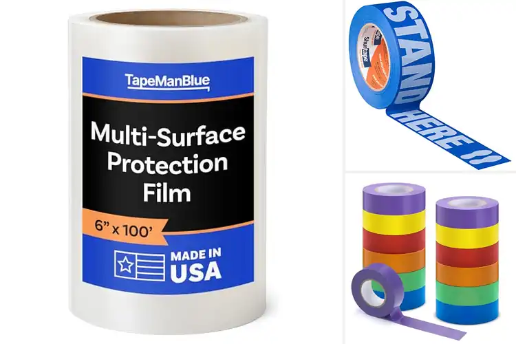 Detailed view of Best Multi-Surface Floor Tapes