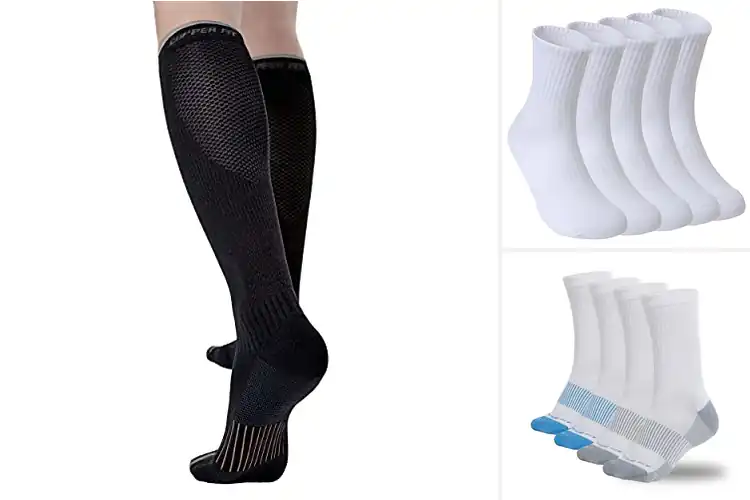 Detailed view of Best Perfect Fit Socks