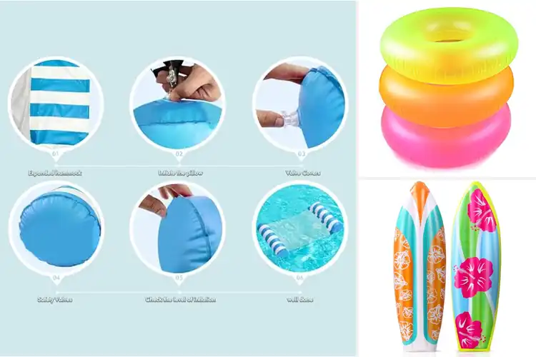 Detailed view of Best Pool Party Floats