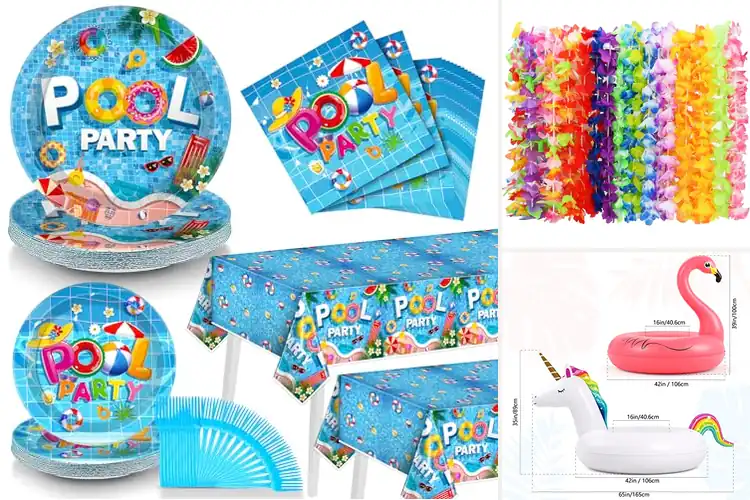 Detailed view of Best Pool Party Supplies