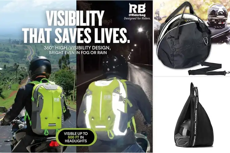 Detailed view of Best Reflective Helmet Bags