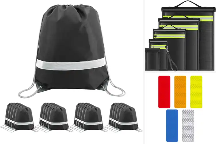 Detailed view of Best Reflective Strip Bags