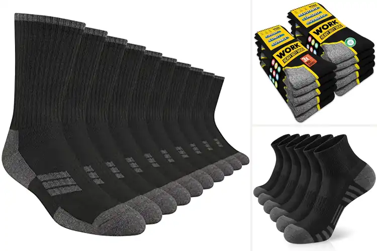 Detailed view of Best Reinforced Toe Socks
