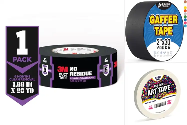 Detailed view of Best Residue-Free Tapes: Top 10 Picks for Clean Removal