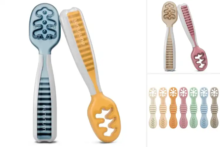 Detailed view of Best Self-Feeding Baby Spoons for Easy Mealtime Success