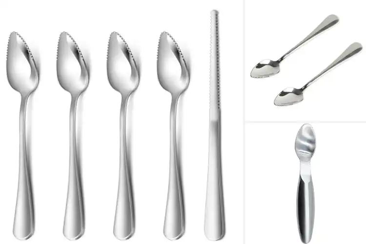 Detailed view of Best Serrated Spoons: Top 10 Picks for Effortless Fruit Prep