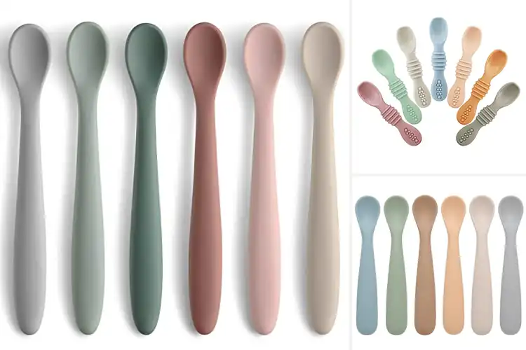 Detailed view of Best Silicone Baby Spoons for Easy, Gentle Feeding