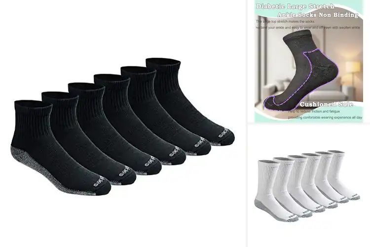 Detailed view of Best Socks for Large Feet