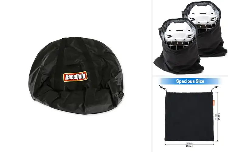 Detailed view of Best Soft Fleece Lined Helmet Bags