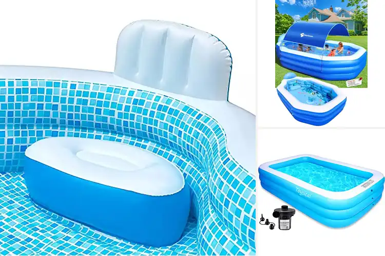 Detailed view of Best Space-Saving Pool Inflatables