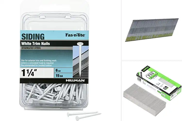 Detailed view of Best Stainless Steel Trim Nails
