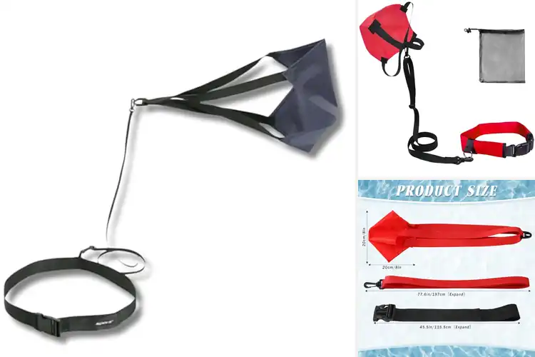 Detailed view of Best Swim Drag Belts