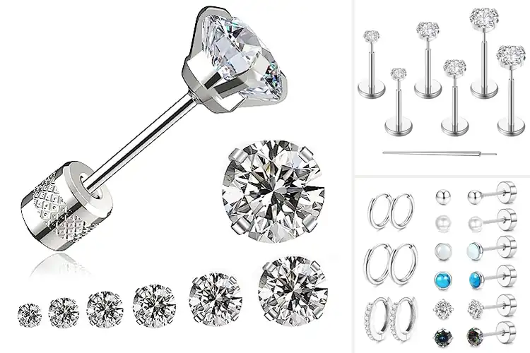 Detailed view of Best Titanium Earrings