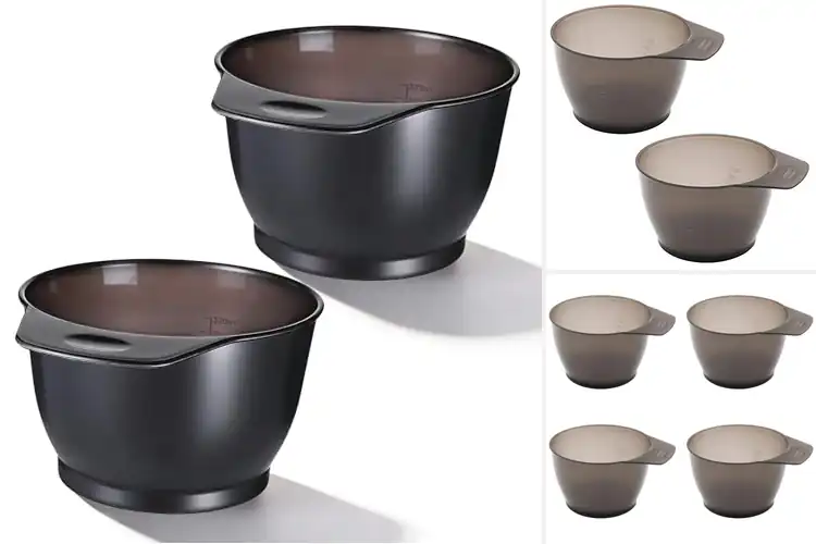 Detailed view of Best Transparent Black Dye Bowls