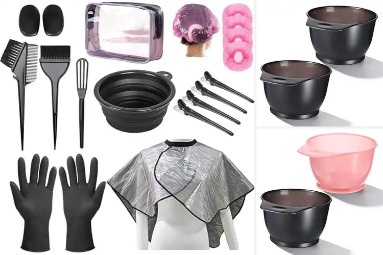 Detailed view of Best Transparent Hair Dye Bowls Set