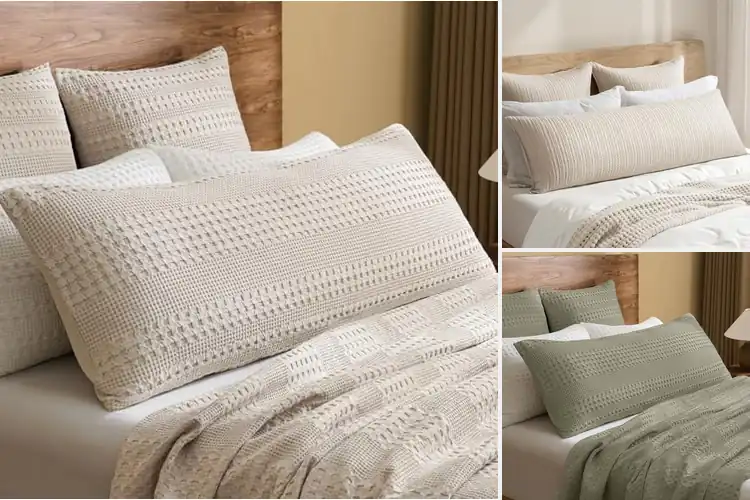 Detailed view of Best Waffle Weave Body Pillowcases