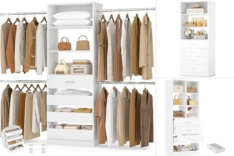 Detailed view of Best Wardrobe Organization System