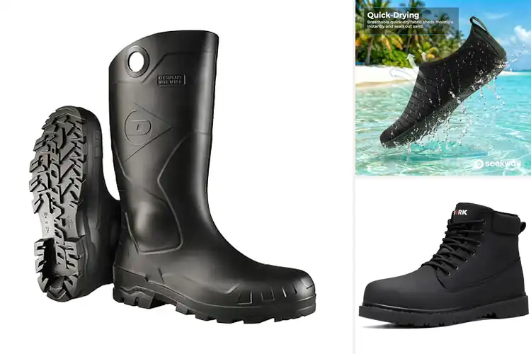 Detailed view of Best Waterproof Footwear