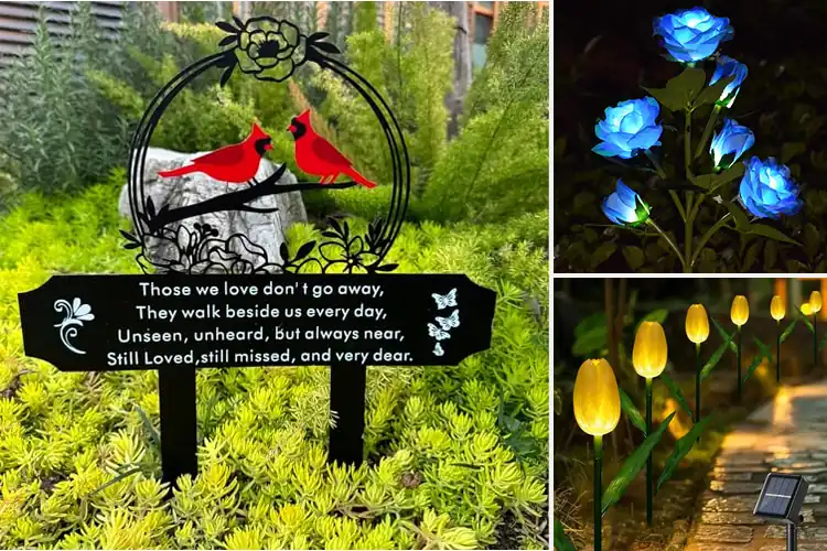 Detailed view of Best Waterproof Grave Decor For Cemetery