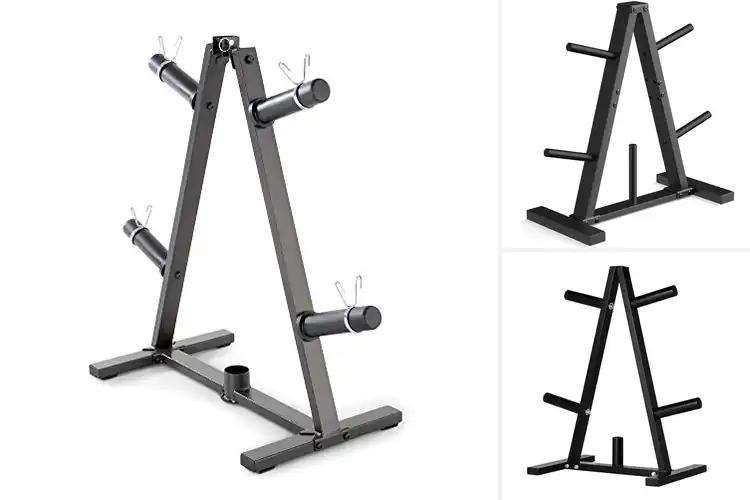 Detailed view of Best Weight Plate Storage Racks