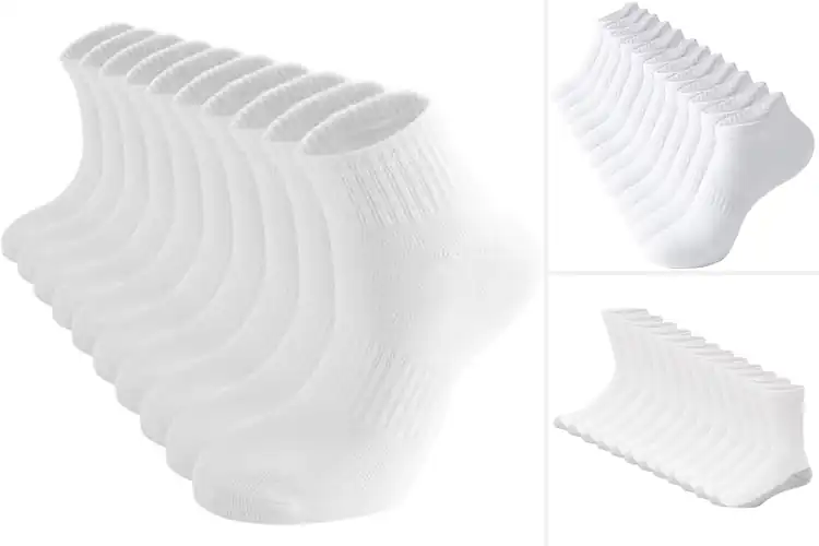 Detailed view of Best White Socks: 10 Top Picks for Comfort & Style
