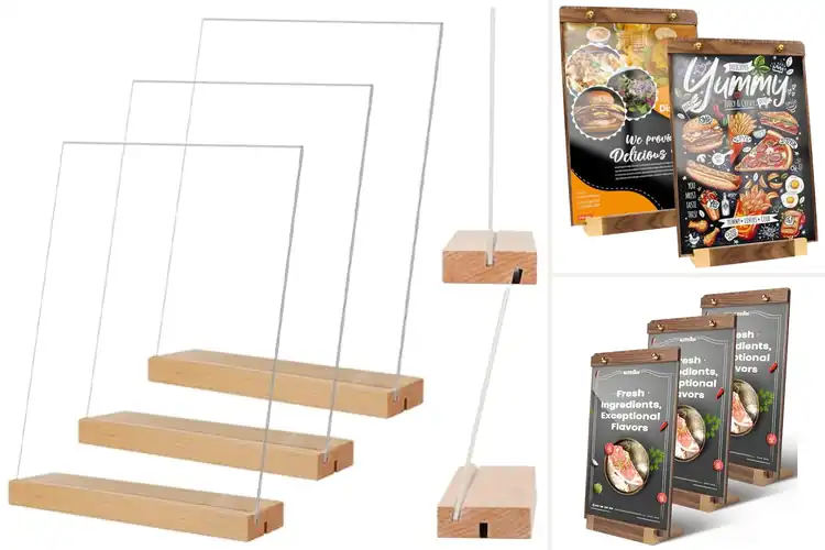 Detailed view of Best Wooden Menu Holders: Top 10 Elegant & Durable Picks
